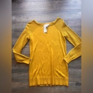 LOFT Mustard Yellow Women's Sweater